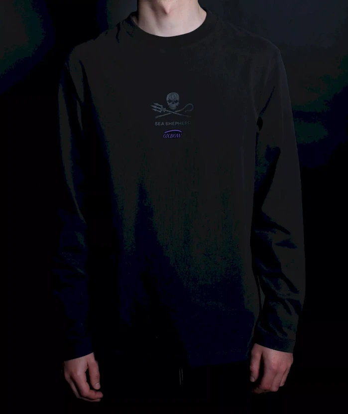 Oxbow LS Shirt Collab Edition Sea Shepherd schwarz